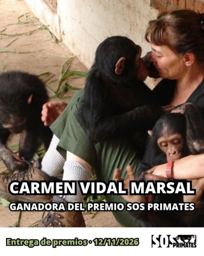 Carme Vidal, ganadora SOS Primates 2026